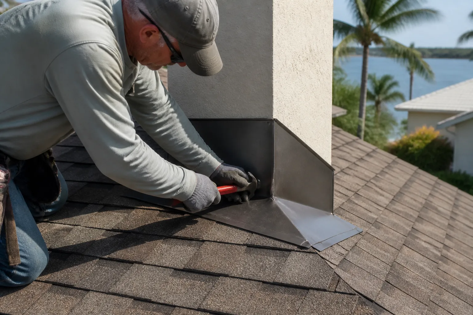 Roof Flashing Repair